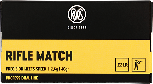 Package of the RWS .22 Rifle Match 2,6g