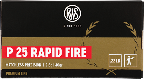 [Translate to English:] Verpackung der RWS P25 Rapid Fire 2,6g