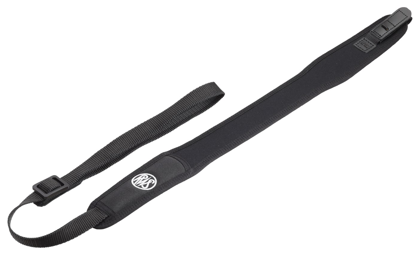 Illustration of our rifle sling product in neopren black 